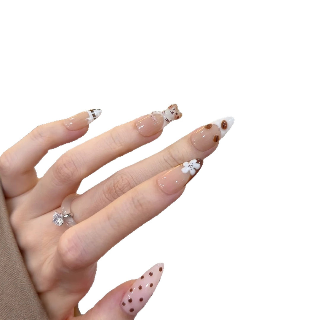 Whimsical Themed Press-On Nail Art Set Kalsten