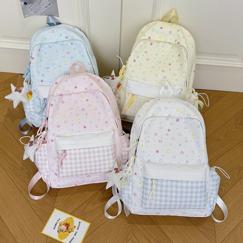Cute Star-Patterned Casual Daypack Kalsten