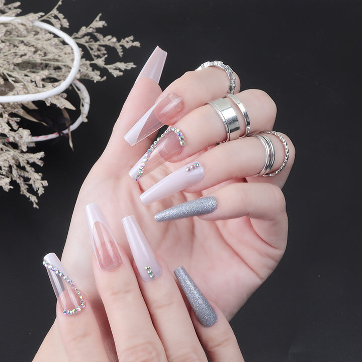 Elegant Stiletto Acrylic Nail Extensions Kalsten