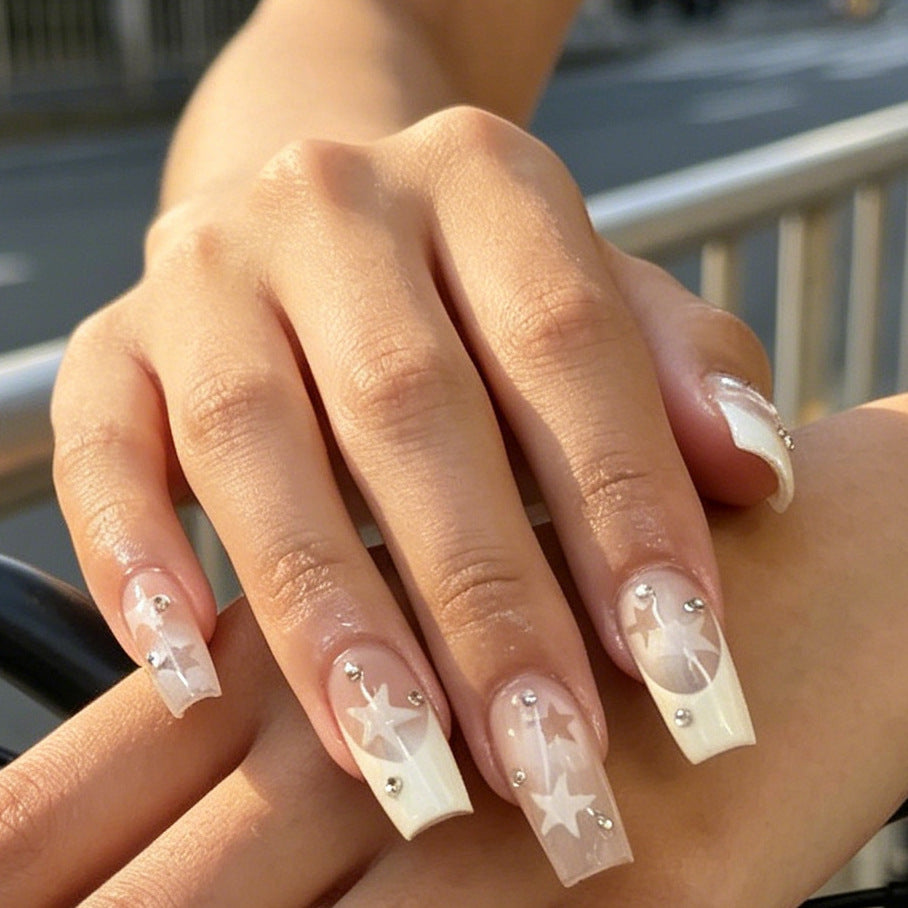 Glamorous Starry Nail Art Kalsten