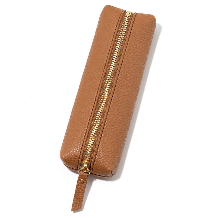 Premium Leather Zippered Pencil Case Kalsten