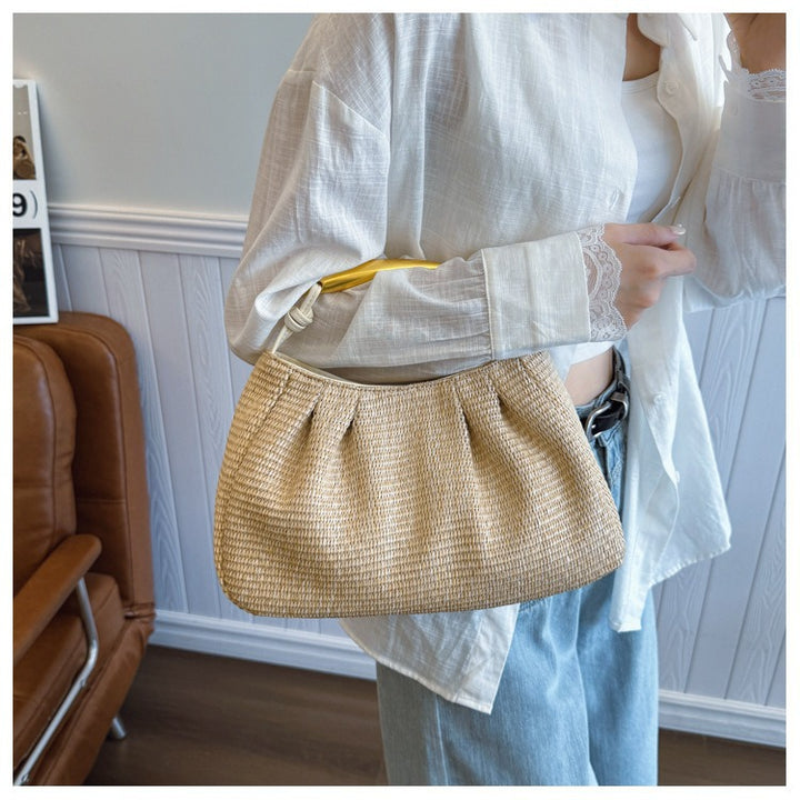 Handbag with Elegant Wooden Handle Kalsten