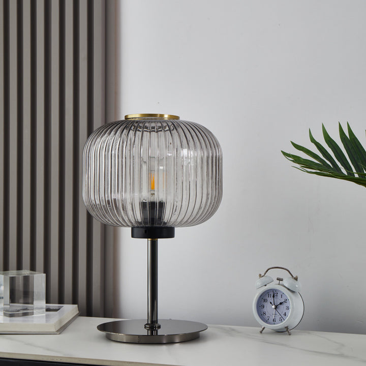 Modern Ribbed Table Lamp