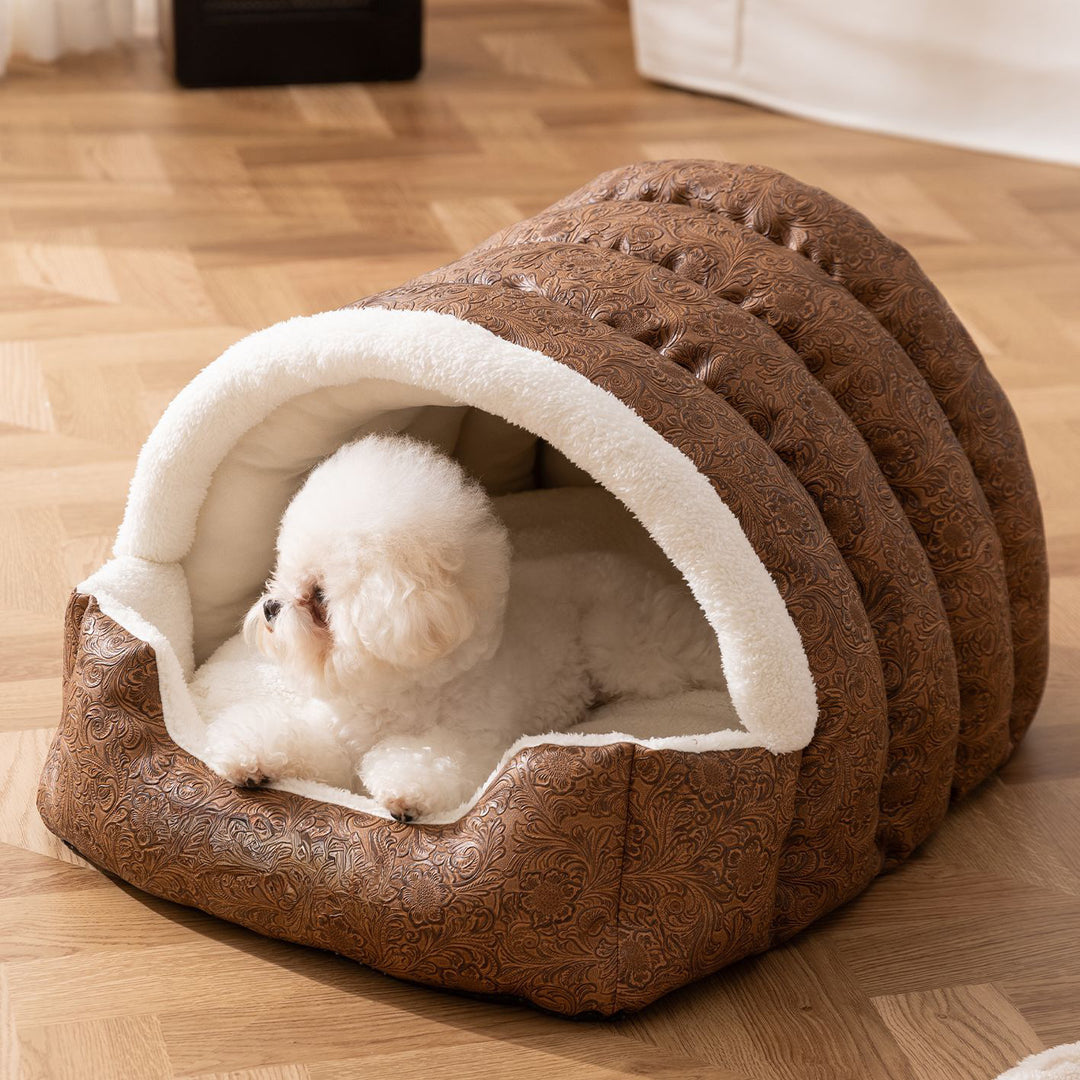 Cozy Enclosed Dog Bed