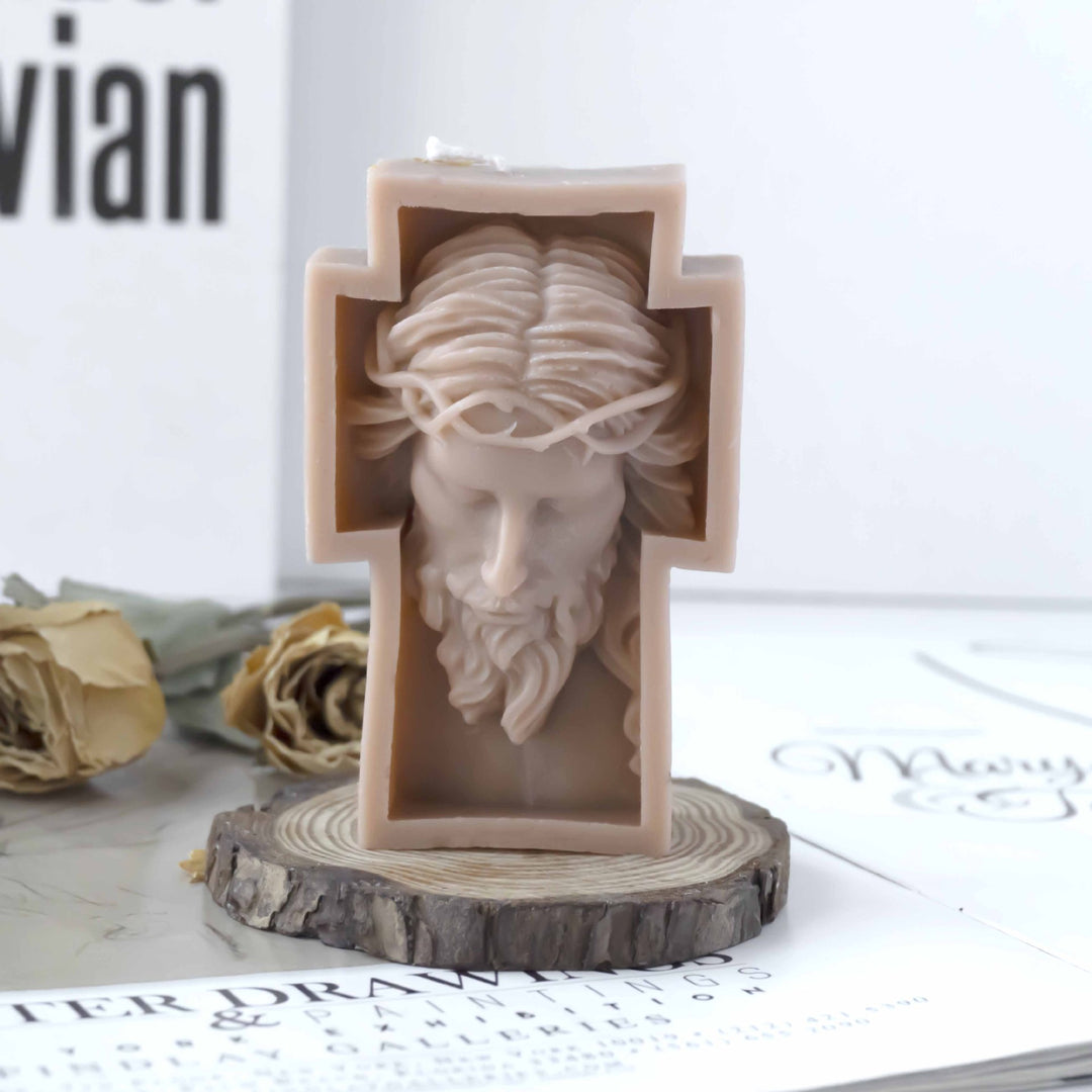 Artistic Cross Candle