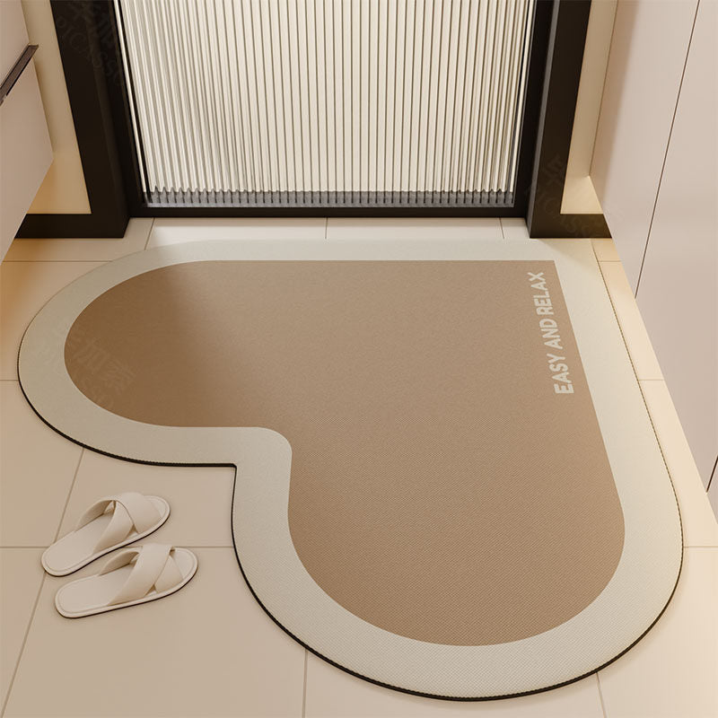Heart-Shaped Non-Slip Kitchen Mat Kalsten