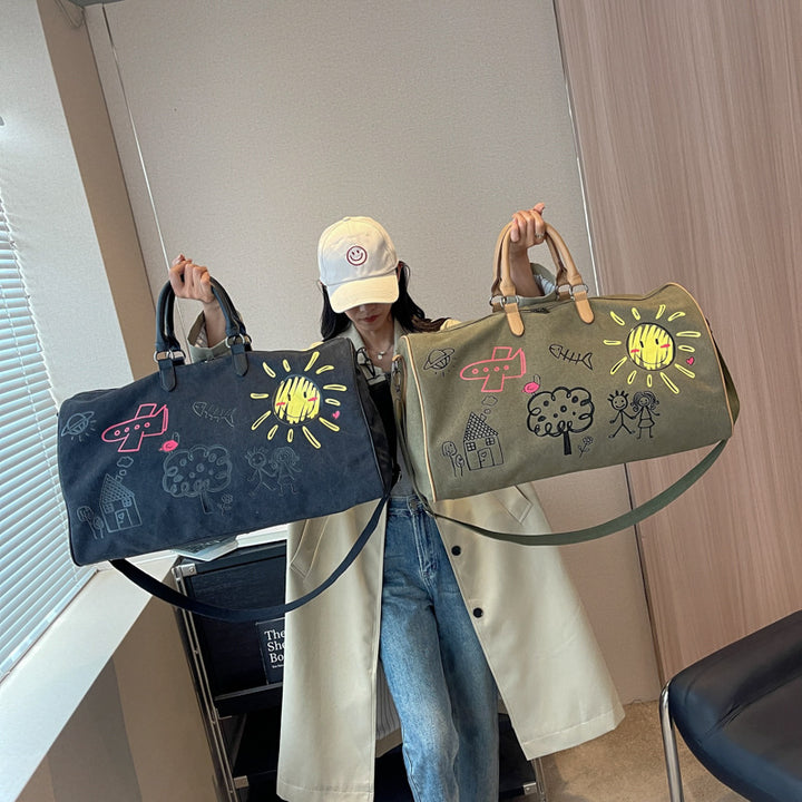 Canvas Art Travel Duffle Bag Kalsten