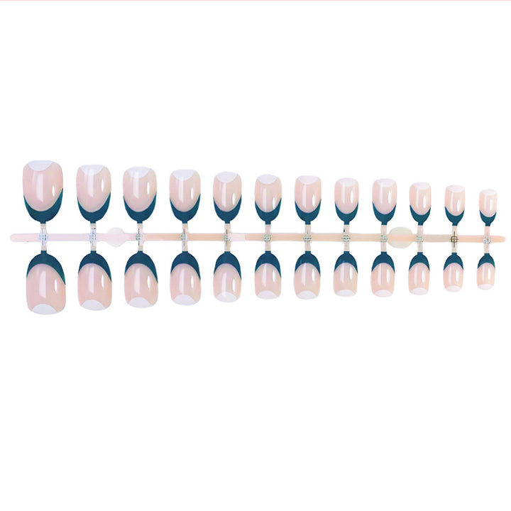 Nail art set with elegant French design Kalsten