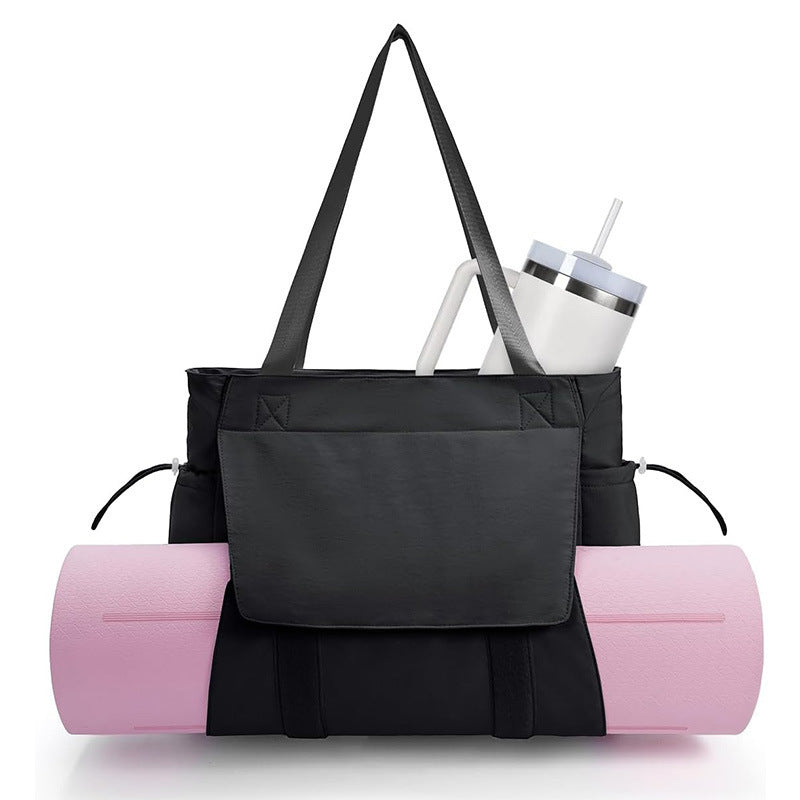 Versatile sports bag with separate yoga mat carrying compartment Kalsten