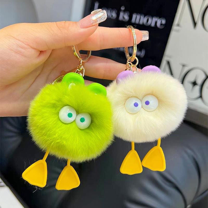 Playful Plush Creature Keychain Kalsten