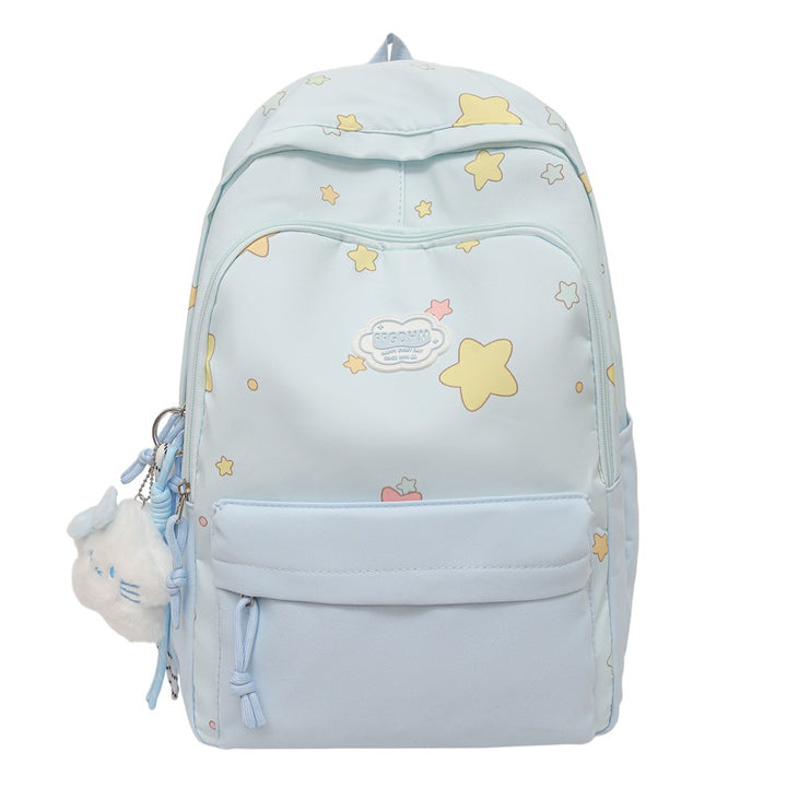 Playful Starry Print Backpack Kalsten