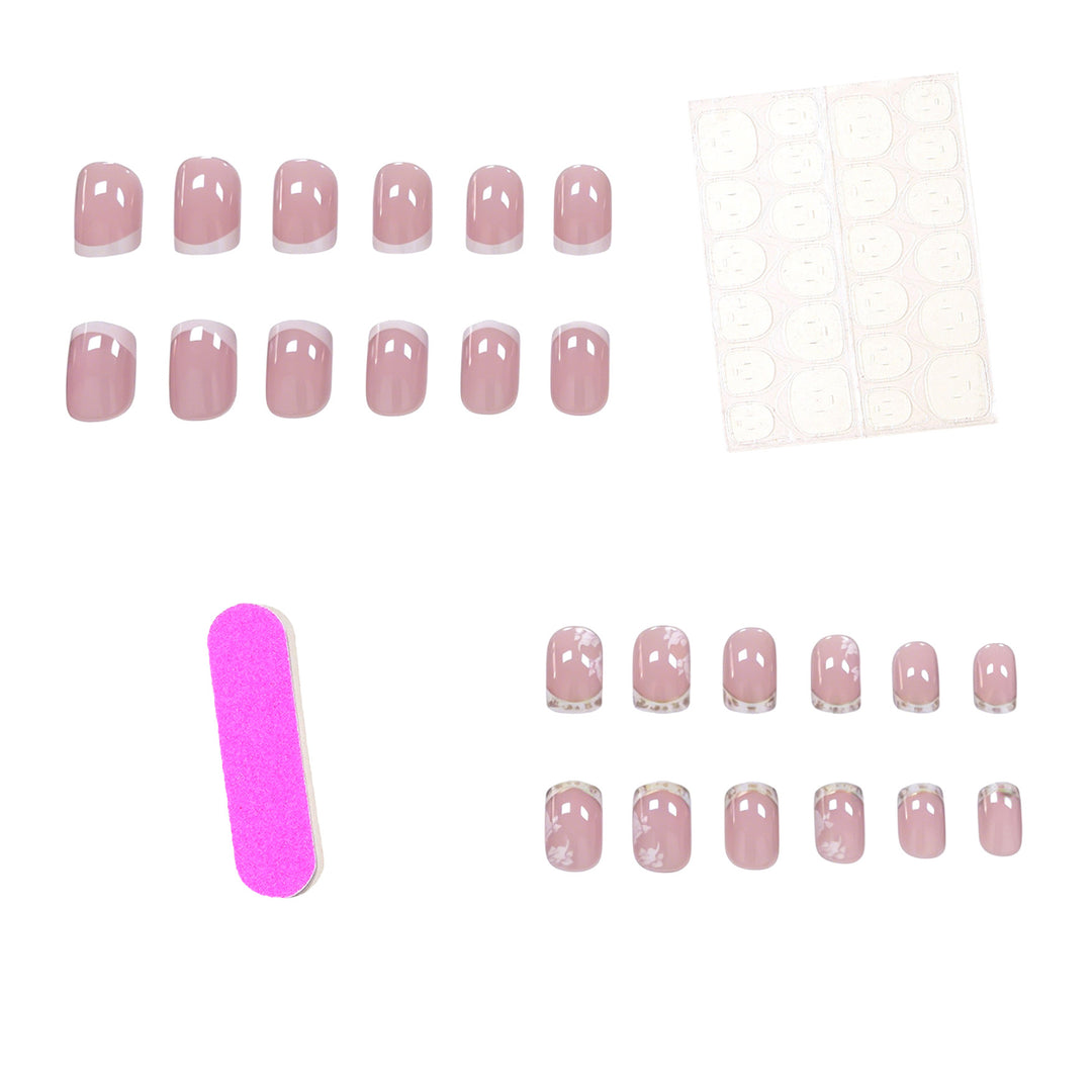 Elegant Floral Acrylic Nail Enhancements Kalsten 1789915777