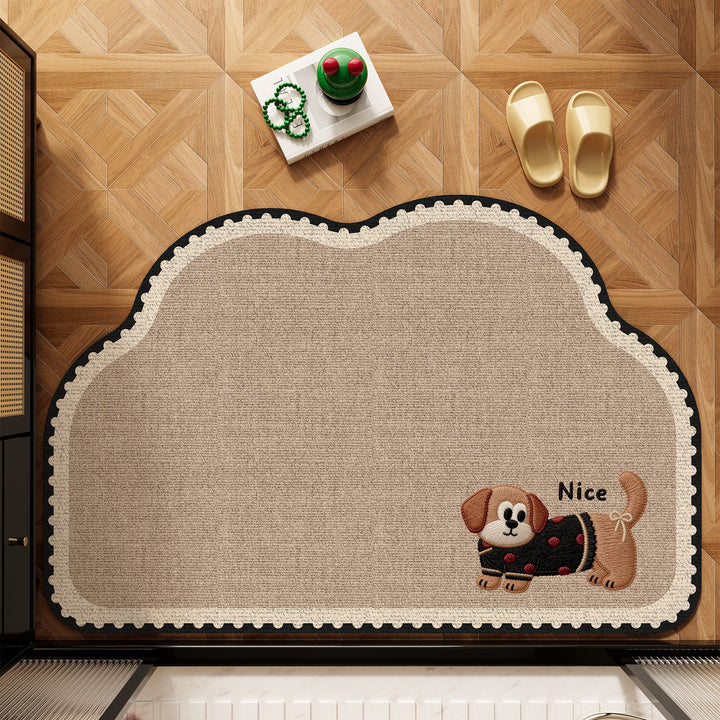 Cute Pet-Themed Bath Mat Kalsten