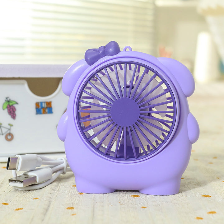 Women’s portable mini fan in playful animal design Kalsten