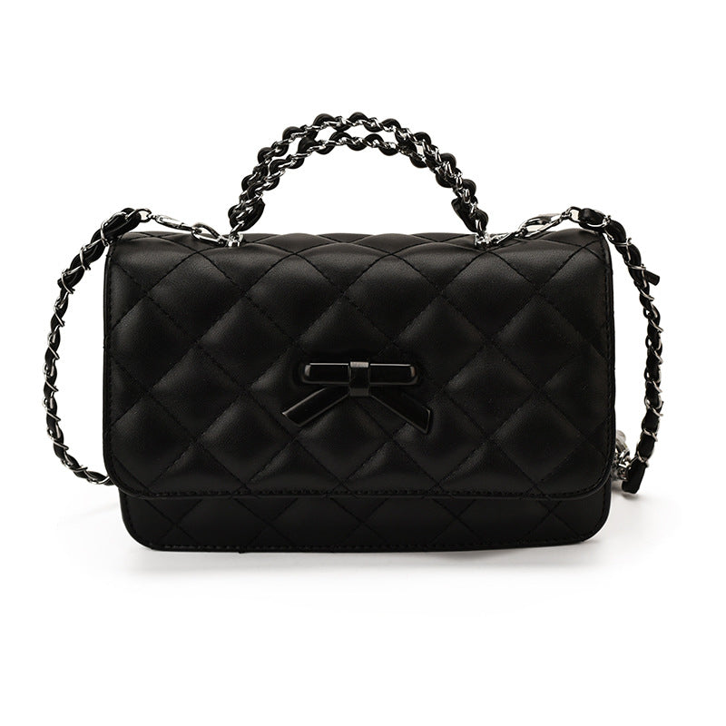 Quilted Bow-Detail Crossbody Bag Kalsten