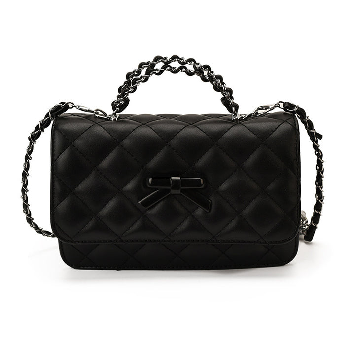 Quilted Bow-Detail Crossbody Bag Kalsten