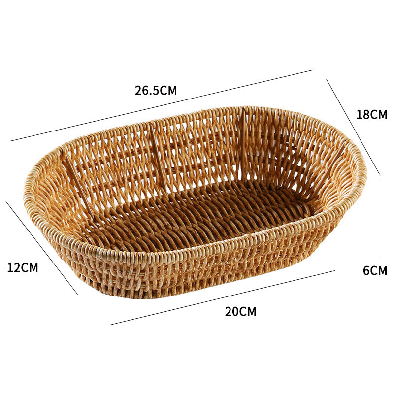 Handcrafted Woven Bread Basket Kalsten