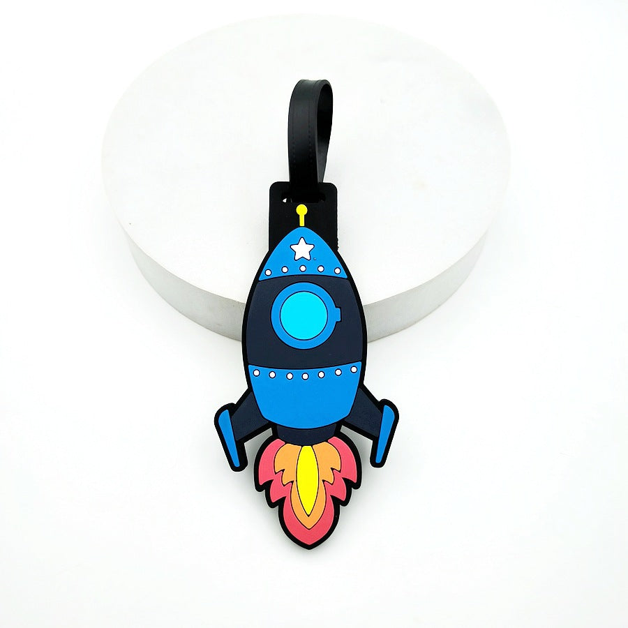 Rocket Design Luggage Tag Kalsten