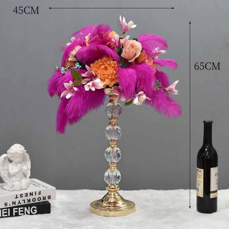 Elegant Crystal Candle Holder