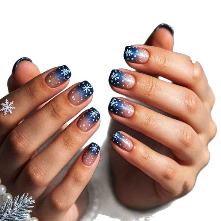 Seasonal Snowflake Nail Art Kalsten