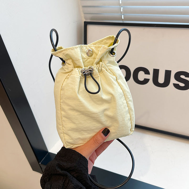 Drawstring Mini Shoulder Bag
