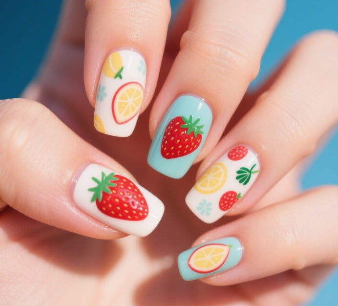 Artistic Fruit-Themed Nail Art Kalsten