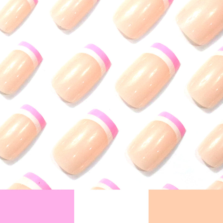 Acrylic French Tip Nail Enhancements Kalsten