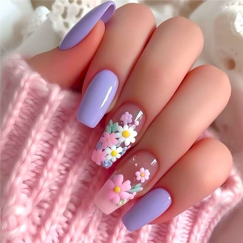 Artistic Floral Design Press-On Nails Kalsten 1788434359