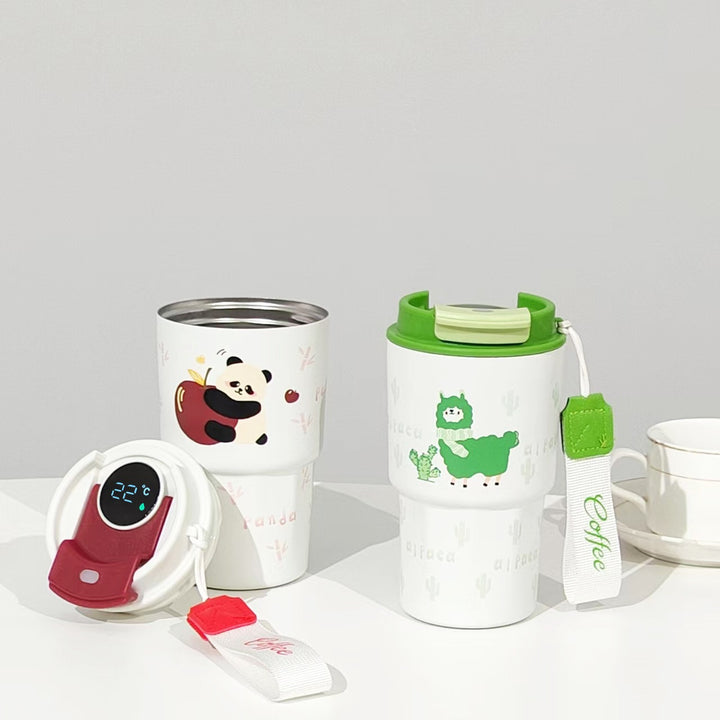 Women's high-quality coffee mug with silicone lid Kalsten
