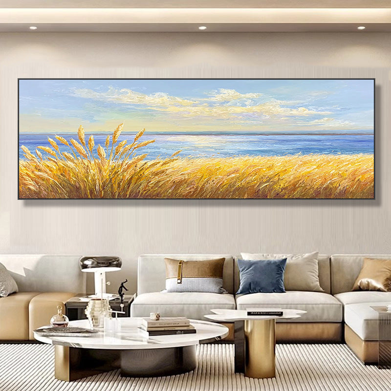 Coastal Sunset Landscape Canvas Art