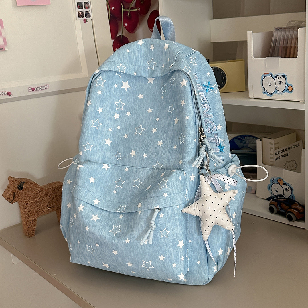 Stylish Star-Embellished Backpack Kalsten