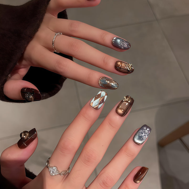 Luxury Accented Artificial Nails Kalsten