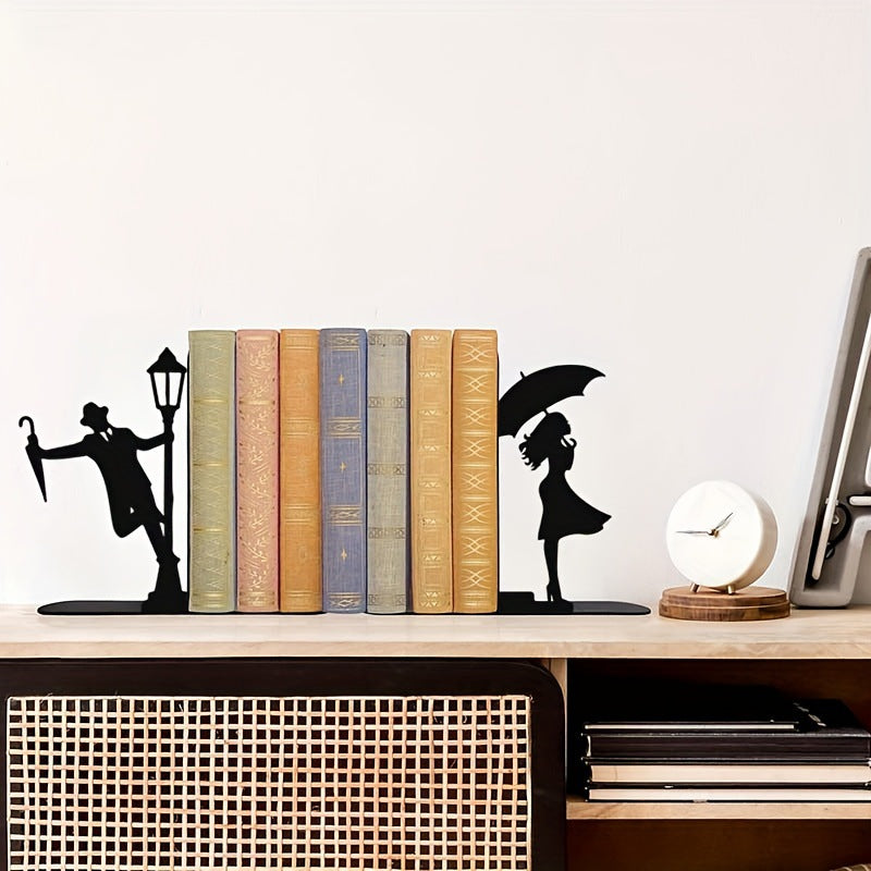 Artistic Metal Bookends