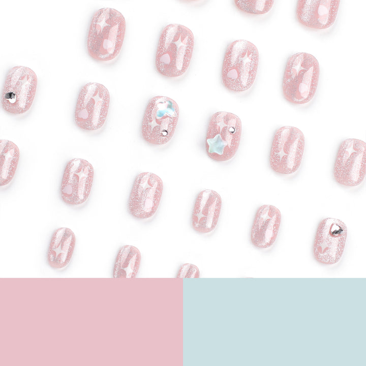 Artful Nail Art with Sparkling Accents Kalsten