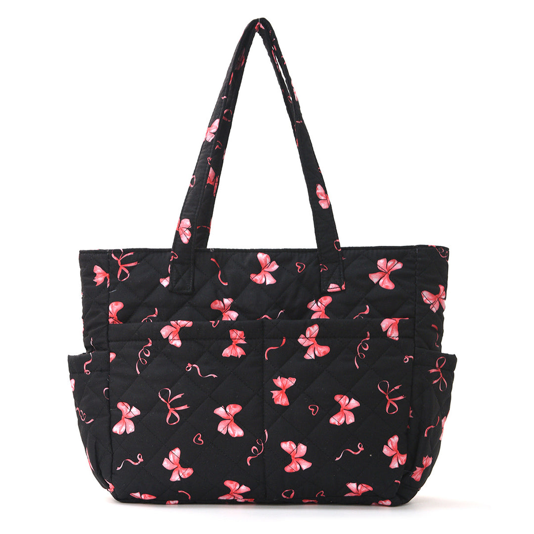 Practical cotton bag with cute bear motif Kalsten