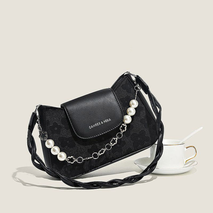 Chic Pearled Chain Crossbody Bag Kalsten