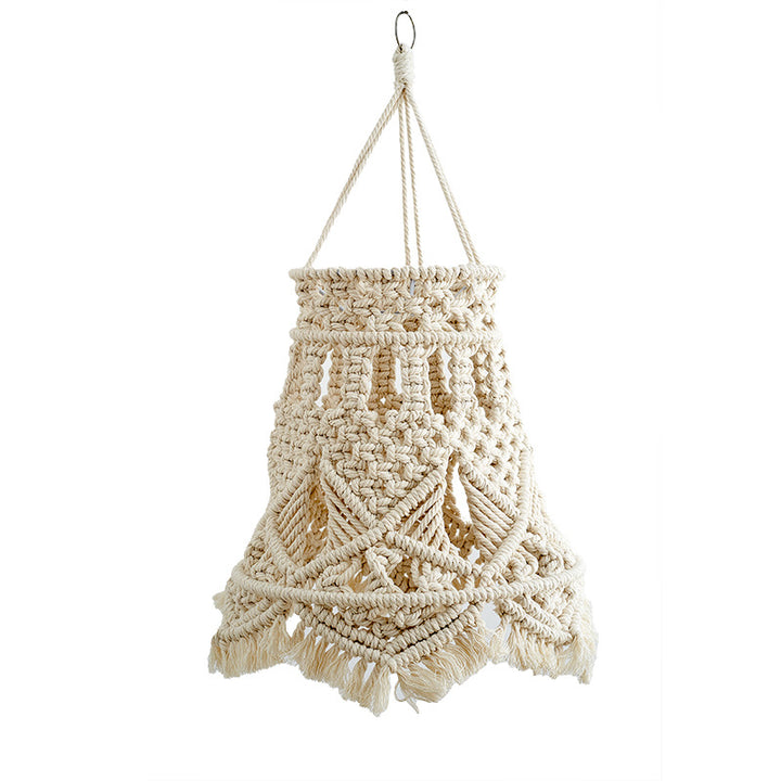 Macrame Hanging Light Fixture Kalsten