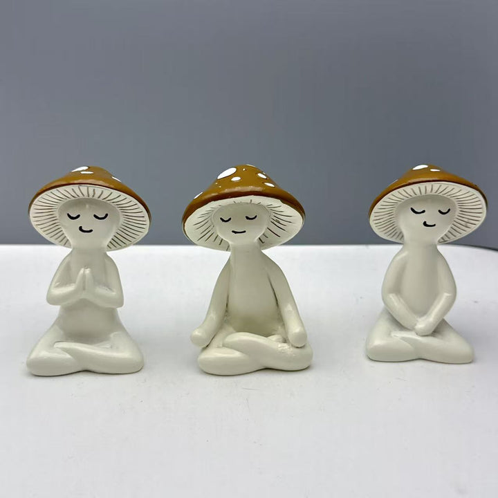 Meditating Mushroom Decoration Figure Kalsten