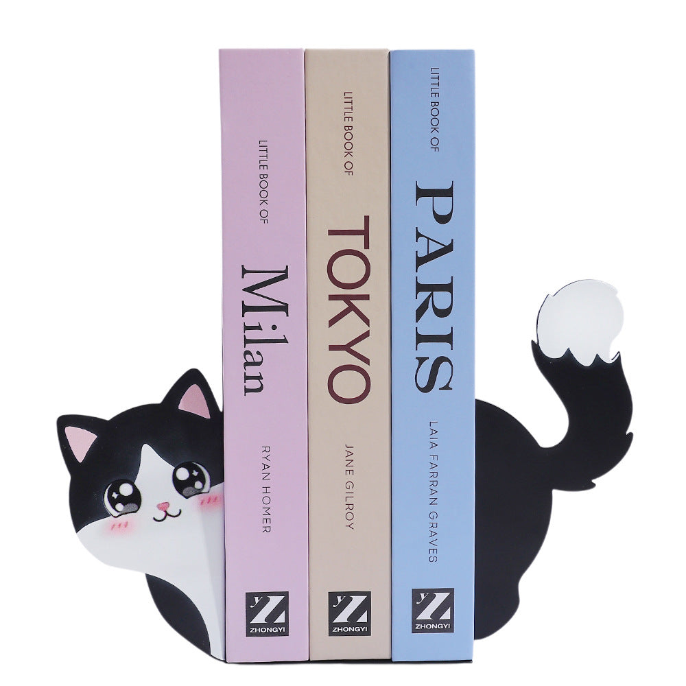 Cat Silhouette Decorative Bookends