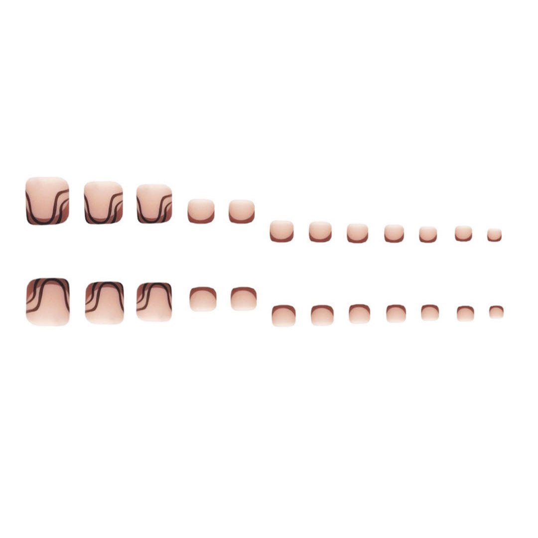 Artistic French Tip Nail Art Kalsten
