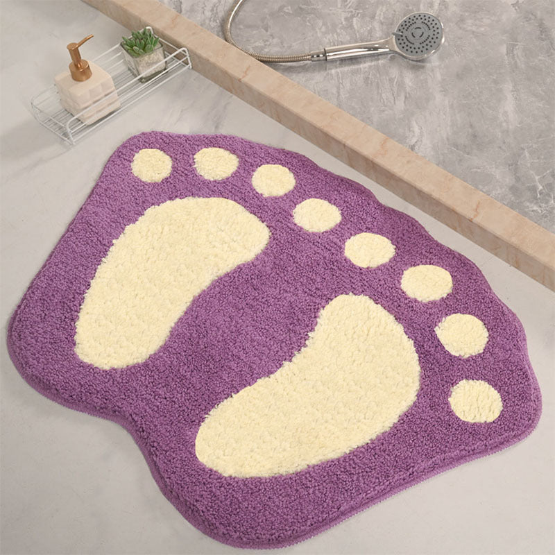 Fun Footprint Shaped Bath Mat Kalsten