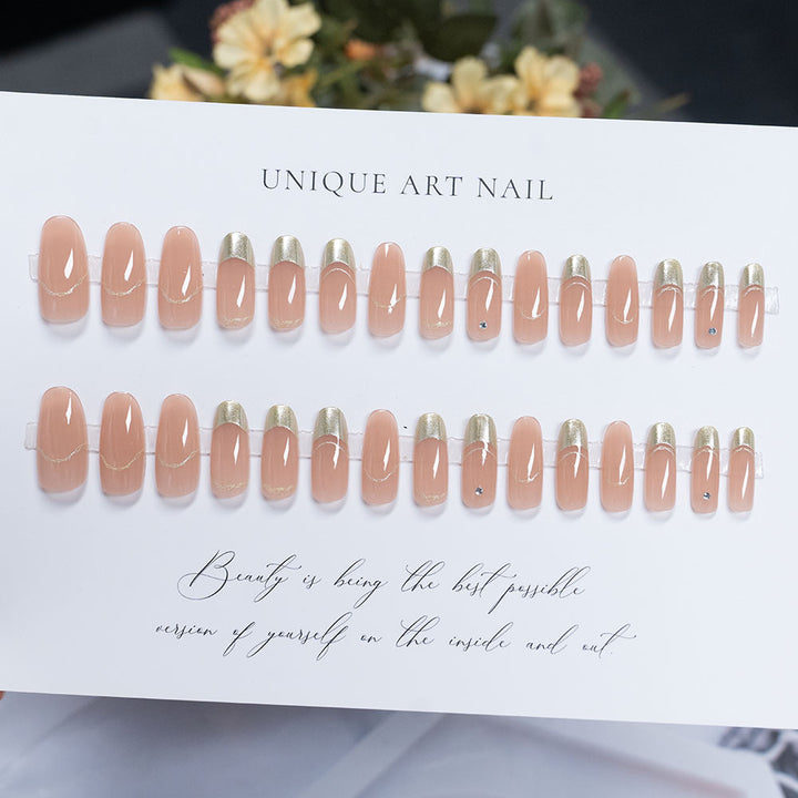 Premium Transparent Stiletto Press-On Nails