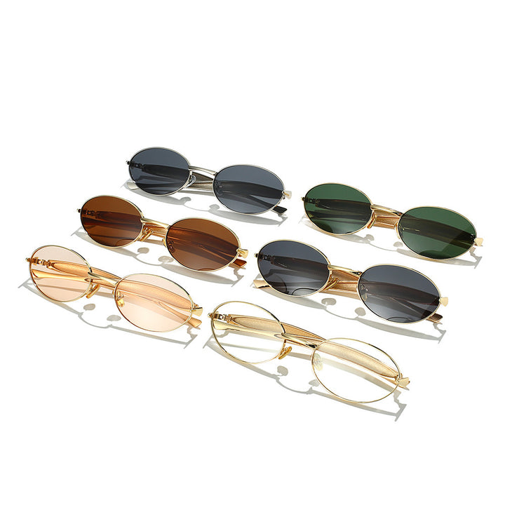 Elegant Oval Frame Sunglasses Kalsten