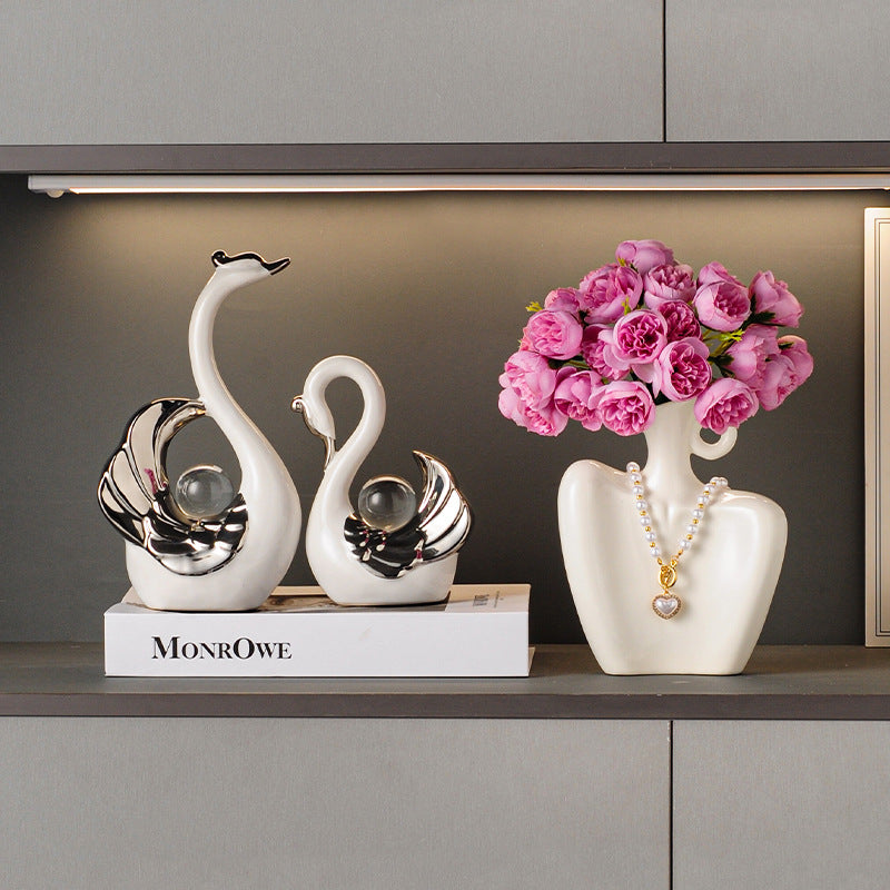 Elegant Swan Figurine
