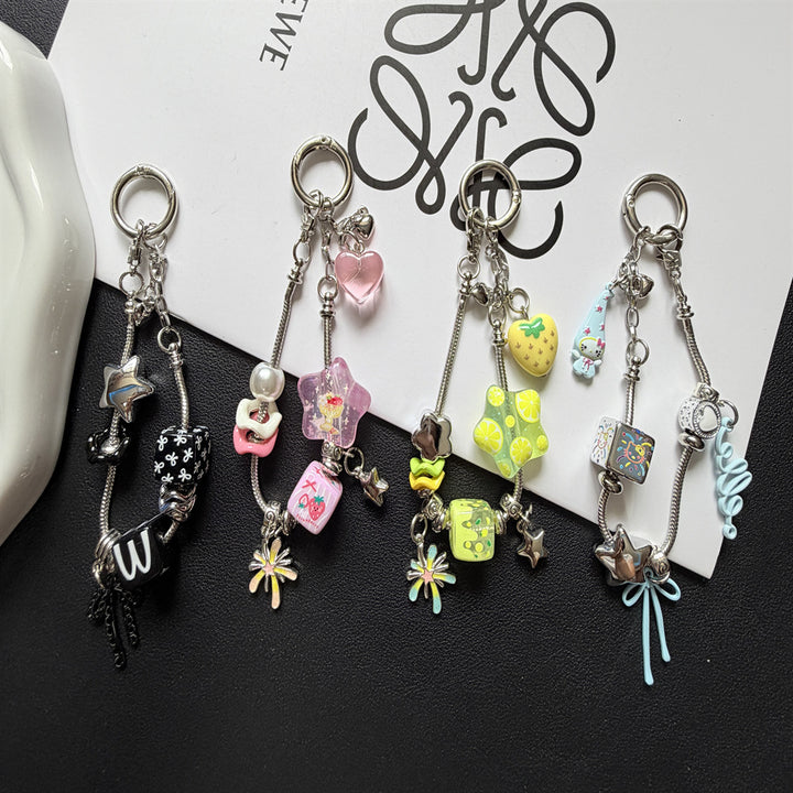 Playful Charm Beaded Keychain Kalsten