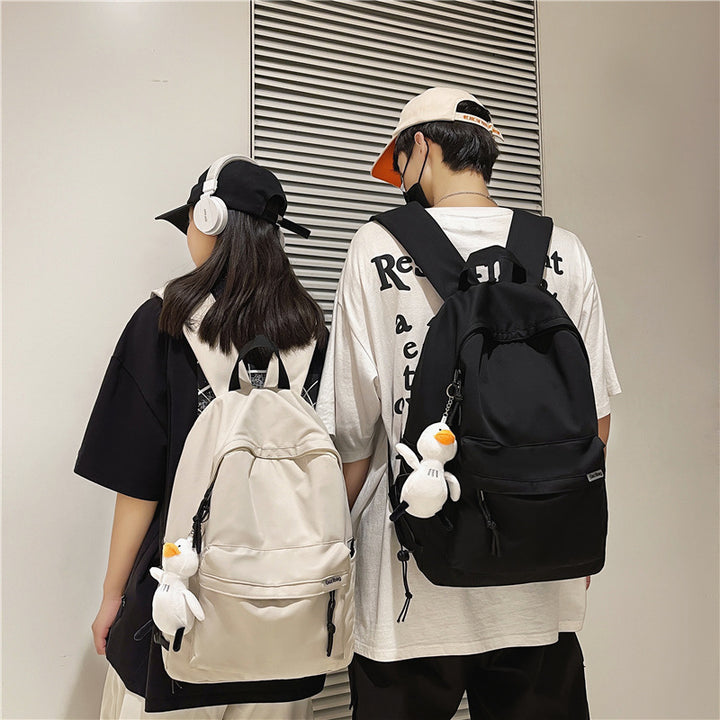 Versatile Casual Backpack with Plush Charm Kalsten