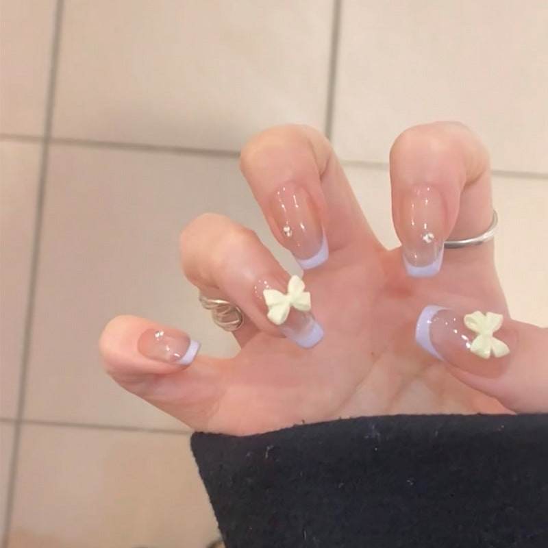 Premium Glossy Almond-Shaped Press-On Nails Kalsten 1789388672