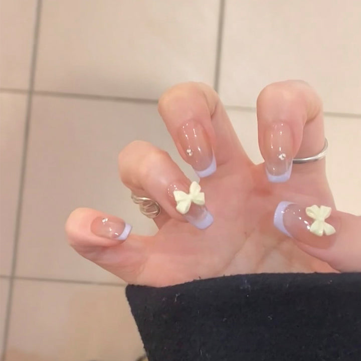 Premium Glossy Almond-Shaped Press-On Nails Kalsten 1789388672