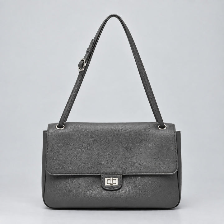 Elegant Leather Shoulder Handbag