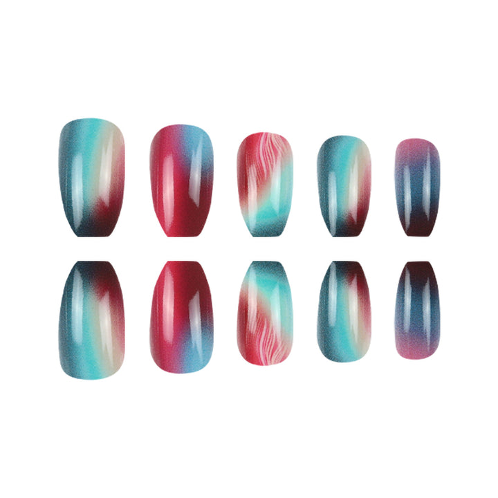 Artistic Ombre Press-On Nails Kalsten